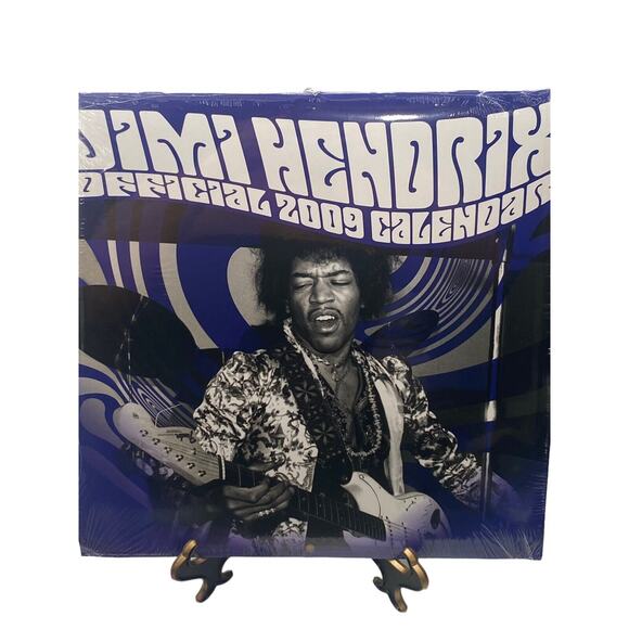 Official Jimi Hendrix Wall Calendar 2009 New Sealed Collectors Item Memorabilia - Picture 3 of 7